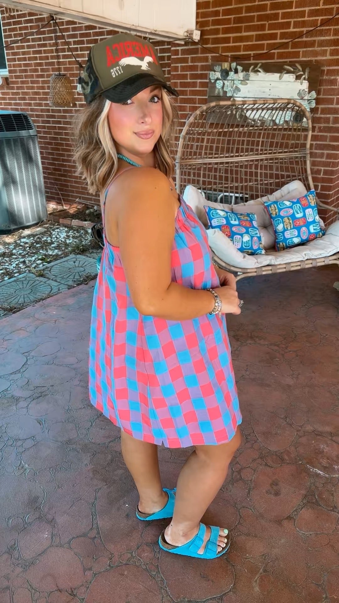 American woman dress