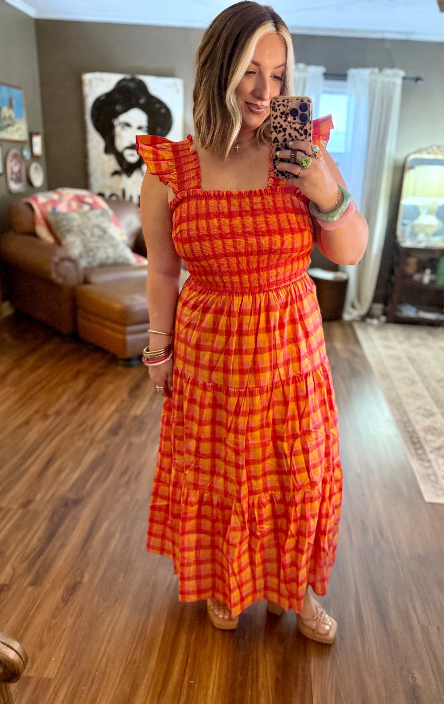 Gigi Gingham Maxi