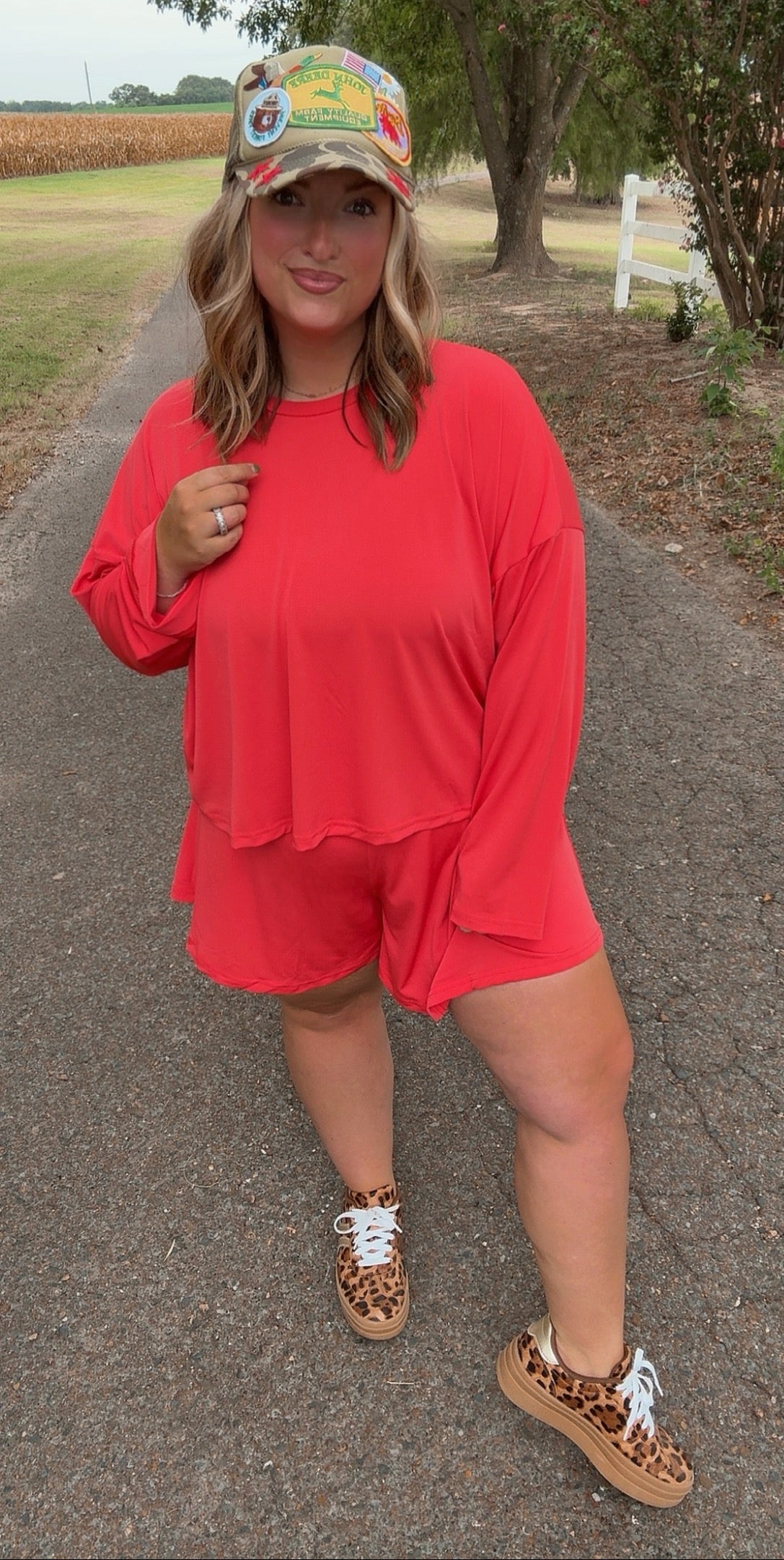 Hot Coral Set