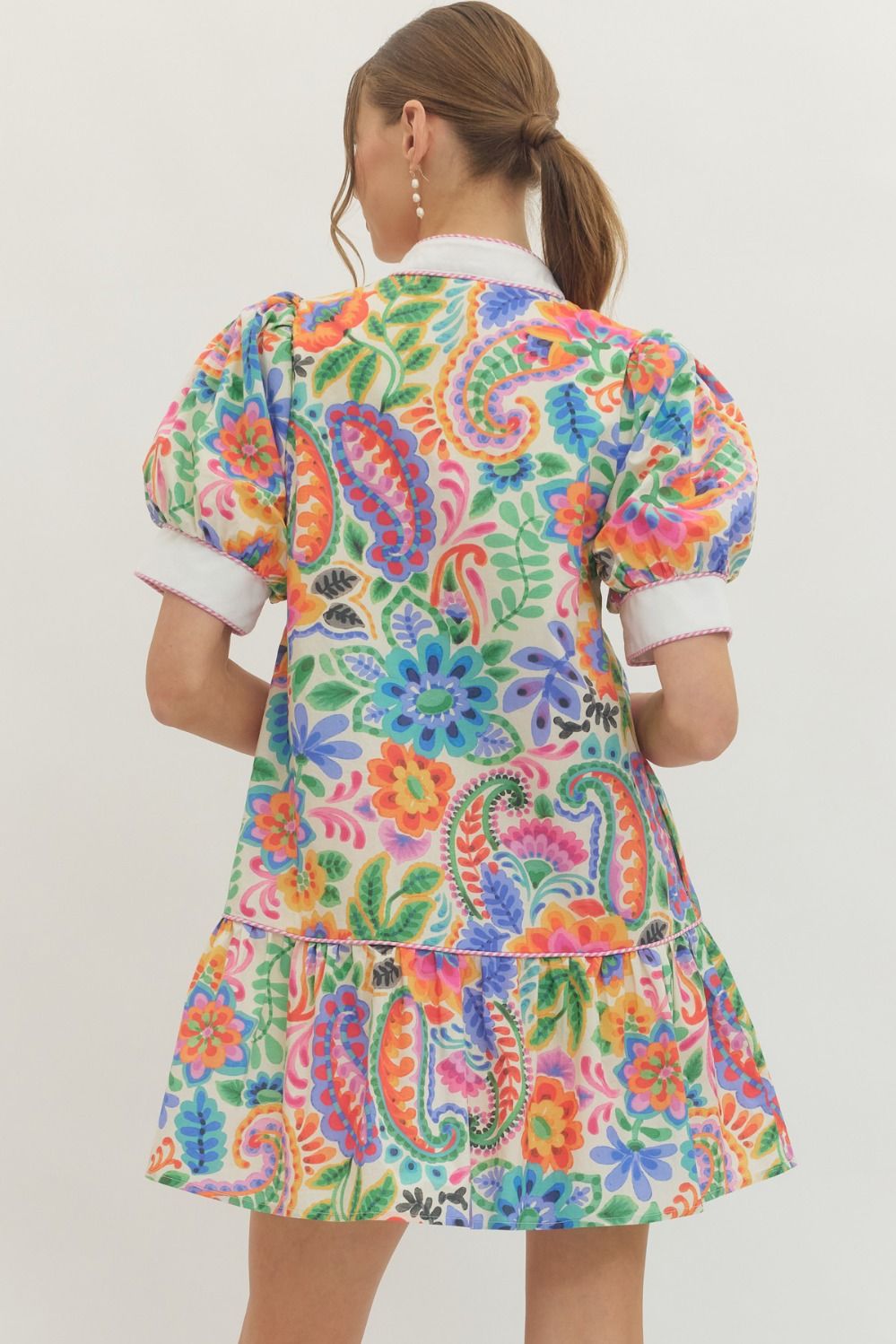 Mila Floral Puff Sleeve Dress