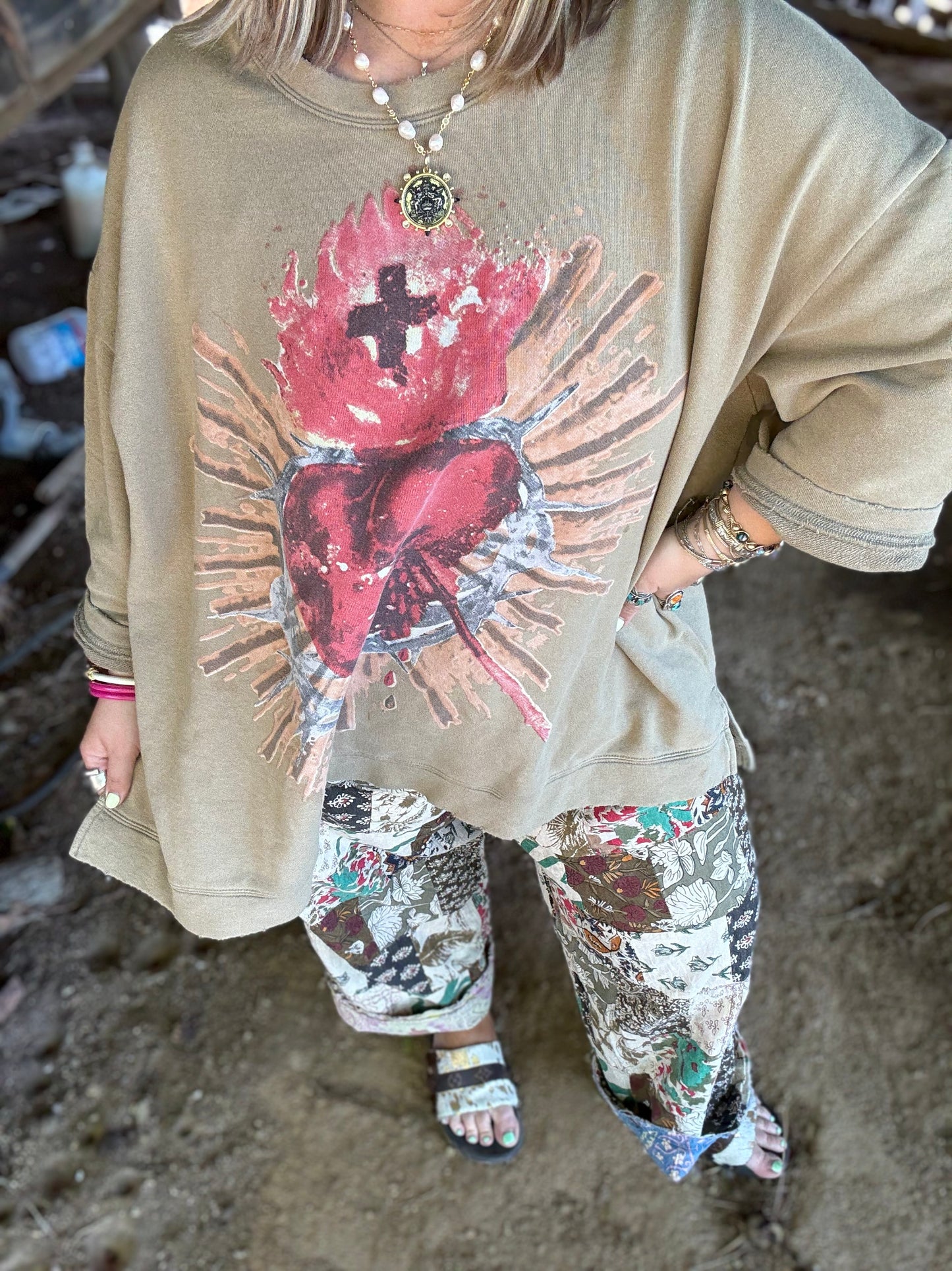 Heart On Fire Sweatshirt