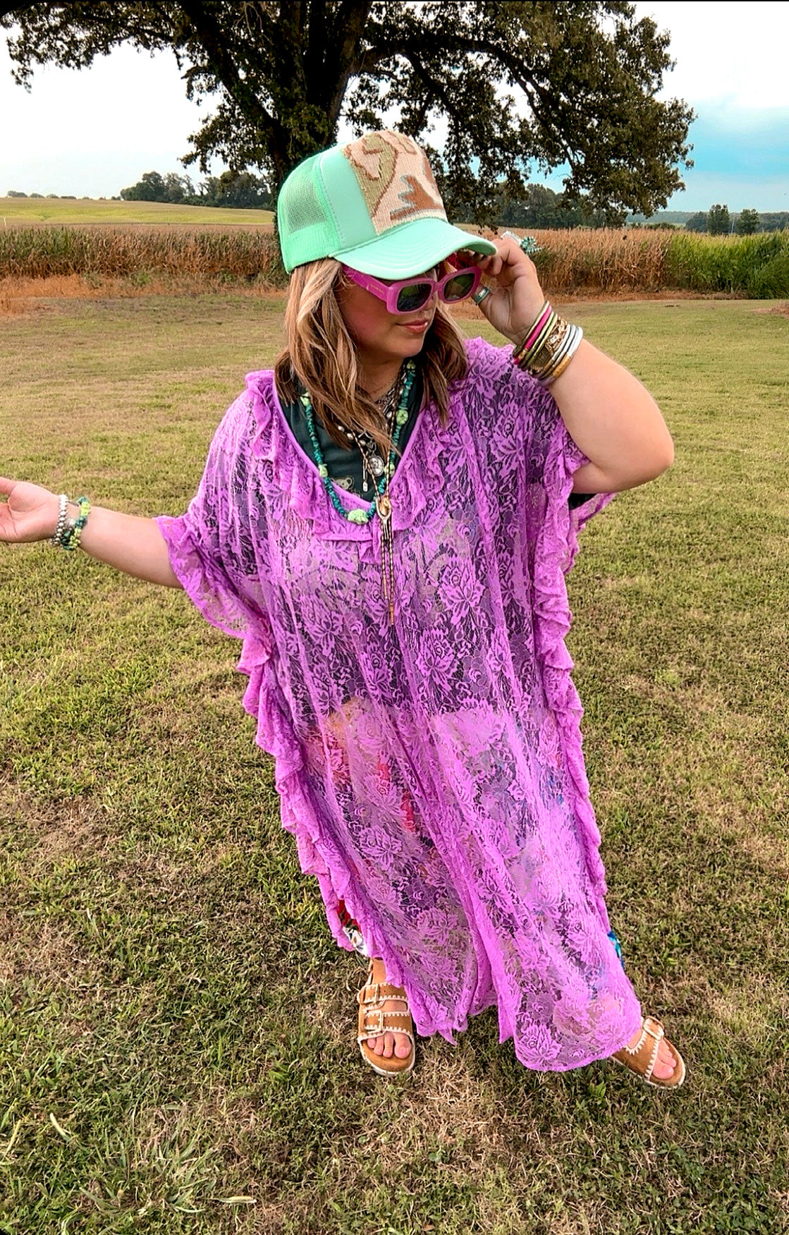 Lilac Lace Tunic