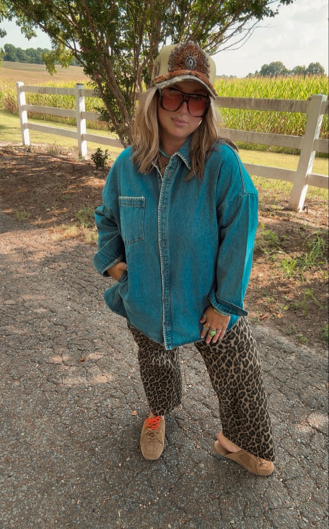 Denim Button Up