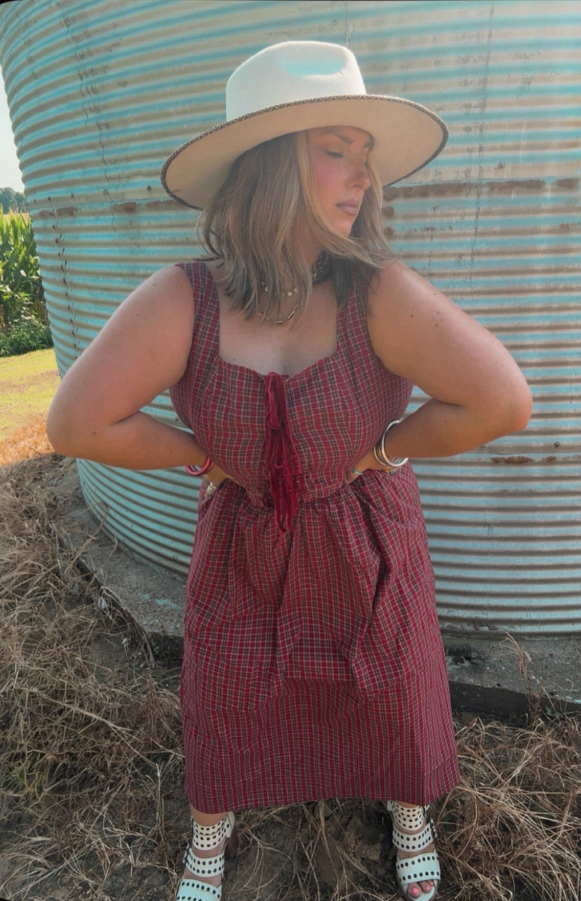 Winnie Plaid Dress