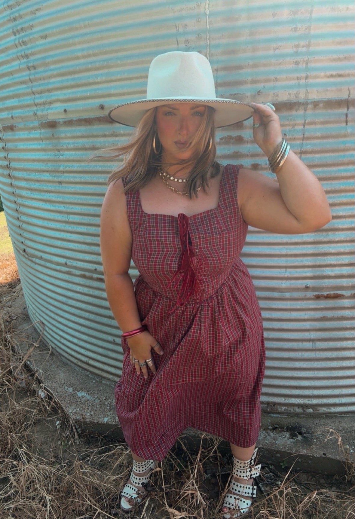 Winnie Plaid Dress