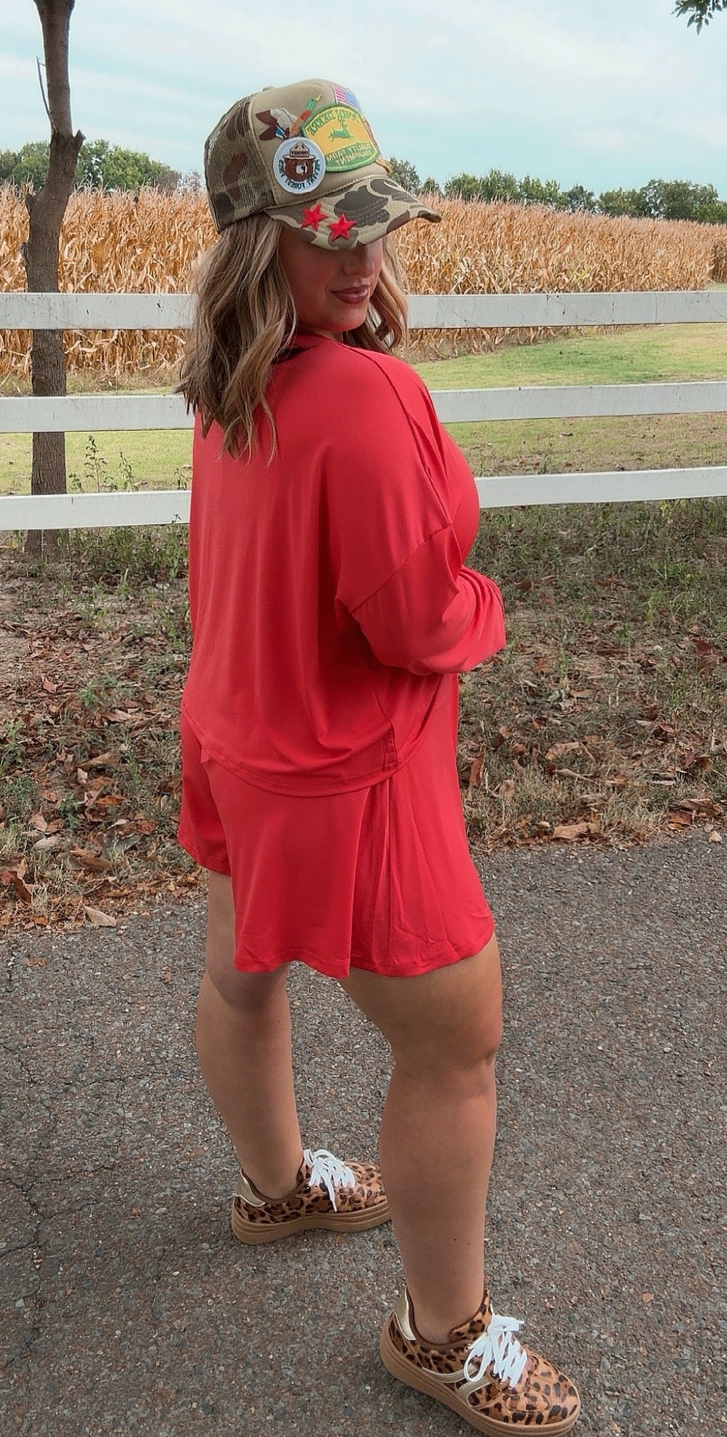 Hot Coral Set