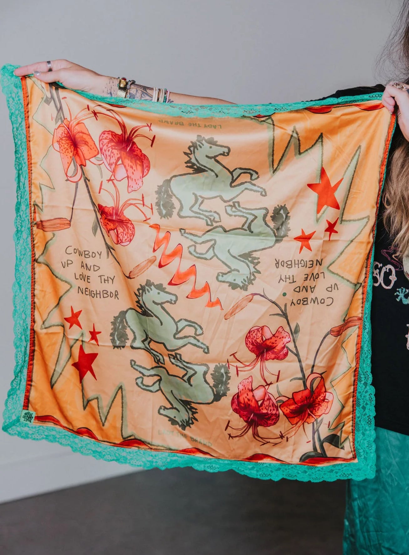 Love thy neighbor scarf