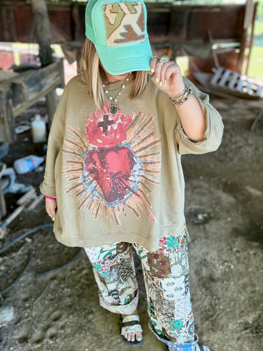 Heart On Fire Sweatshirt