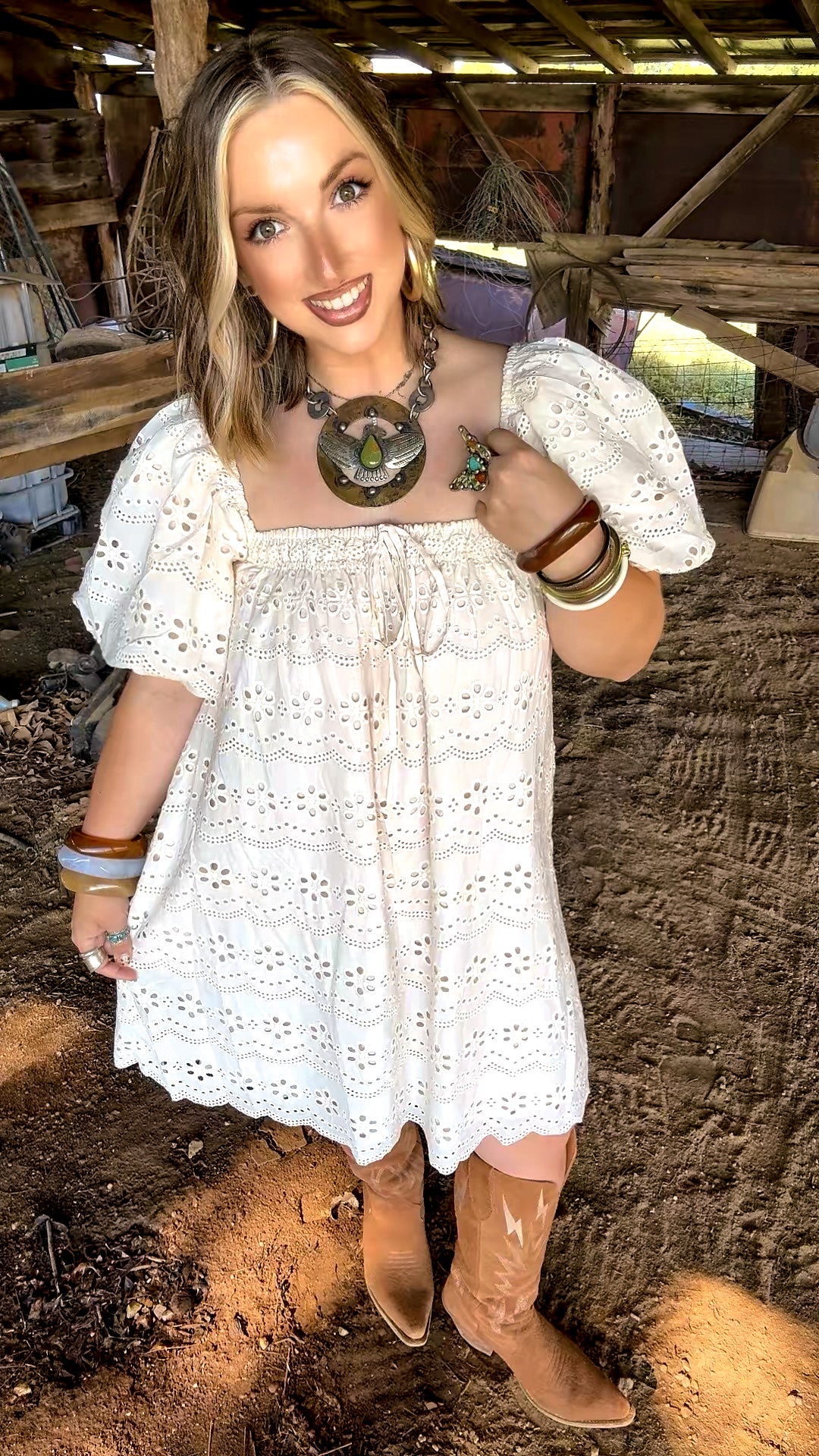 Ellie Eyelet Mini