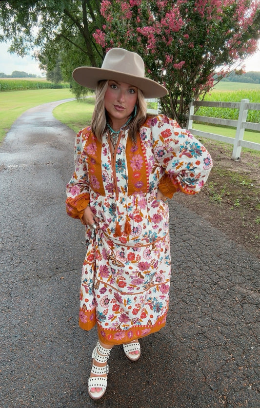 Floral Butterfly Dress