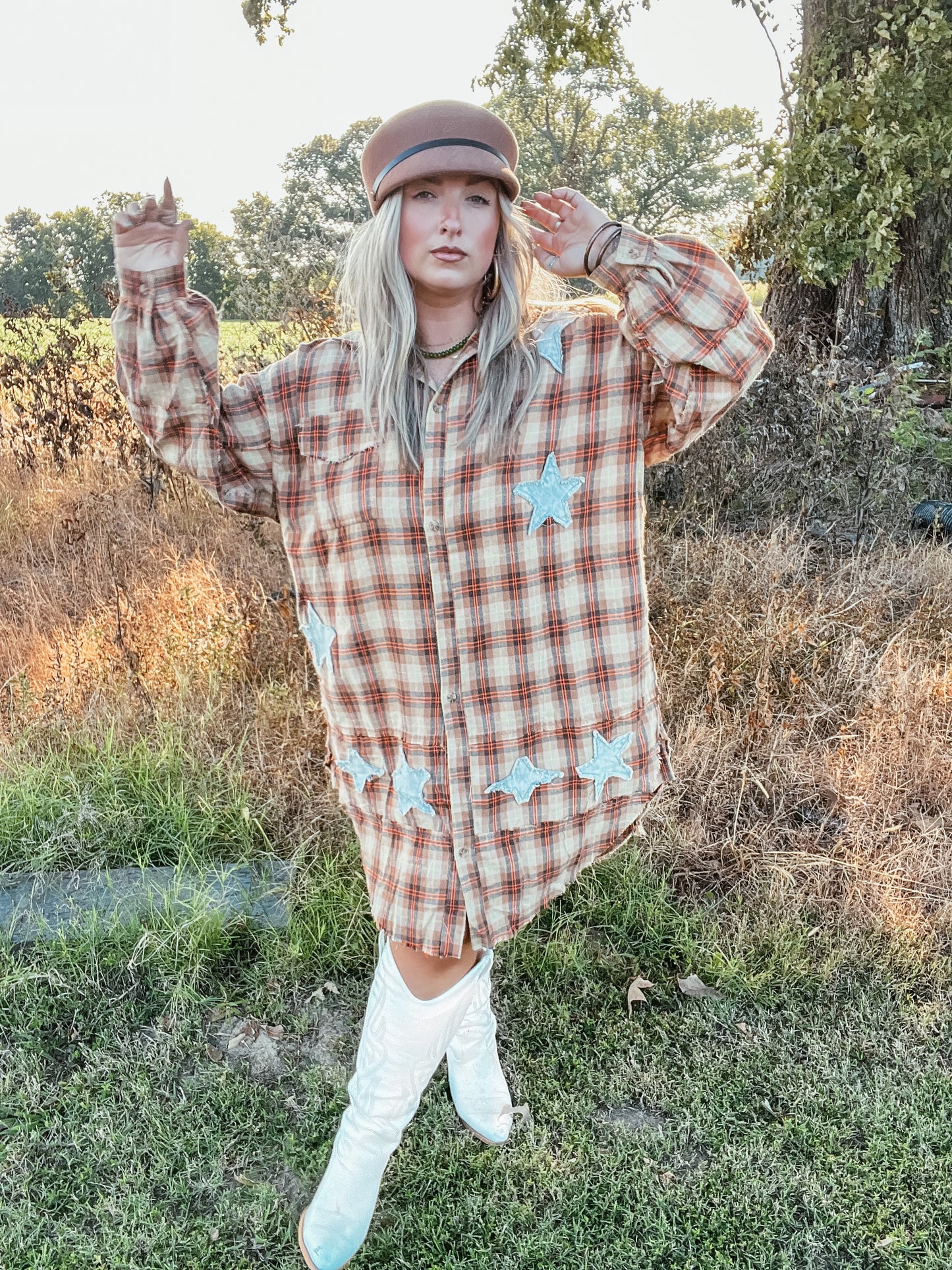 Star Flannel Tunic