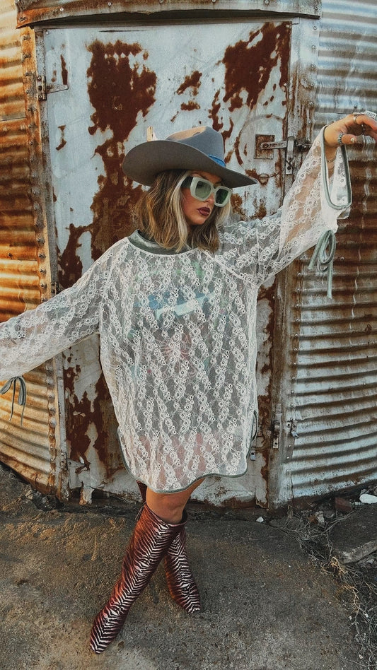 Velvet Lace Tunic