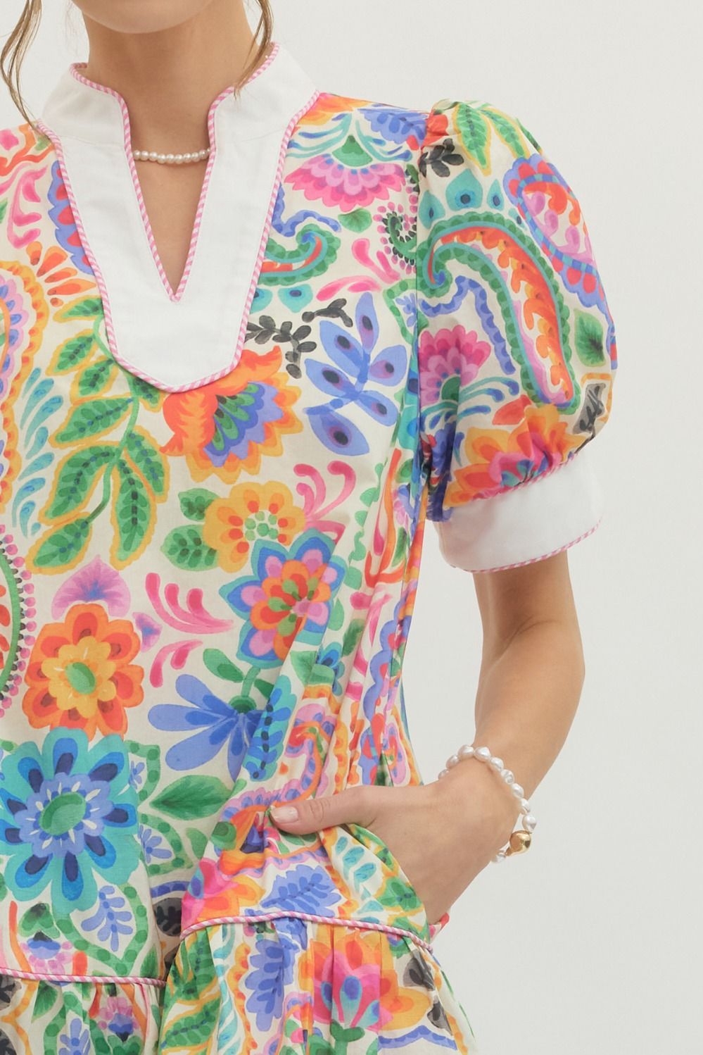 Mila Floral Puff Sleeve Dress