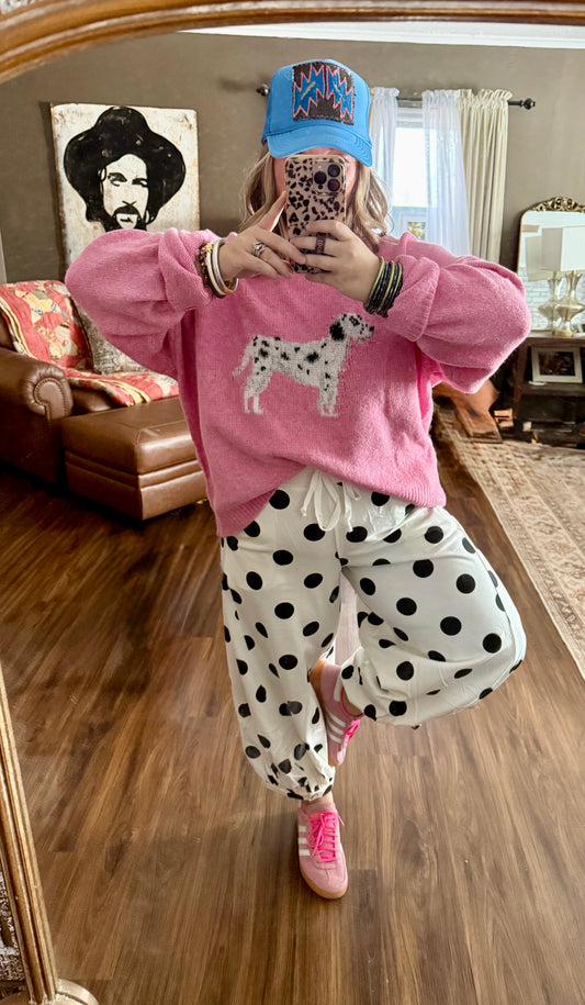 Dalmatian sweater