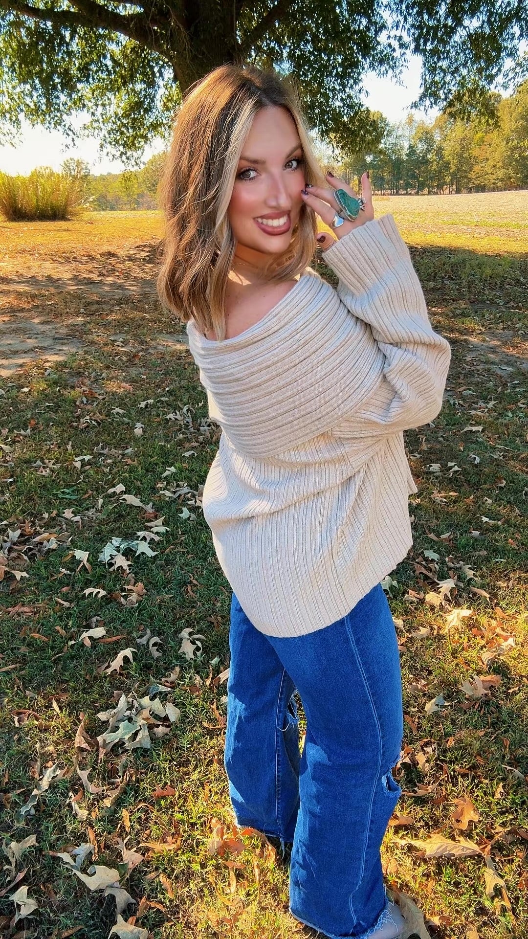 Off The Shoulder Sweater