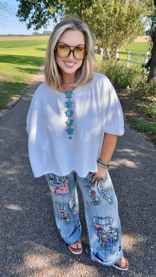 Patchwork Jeans