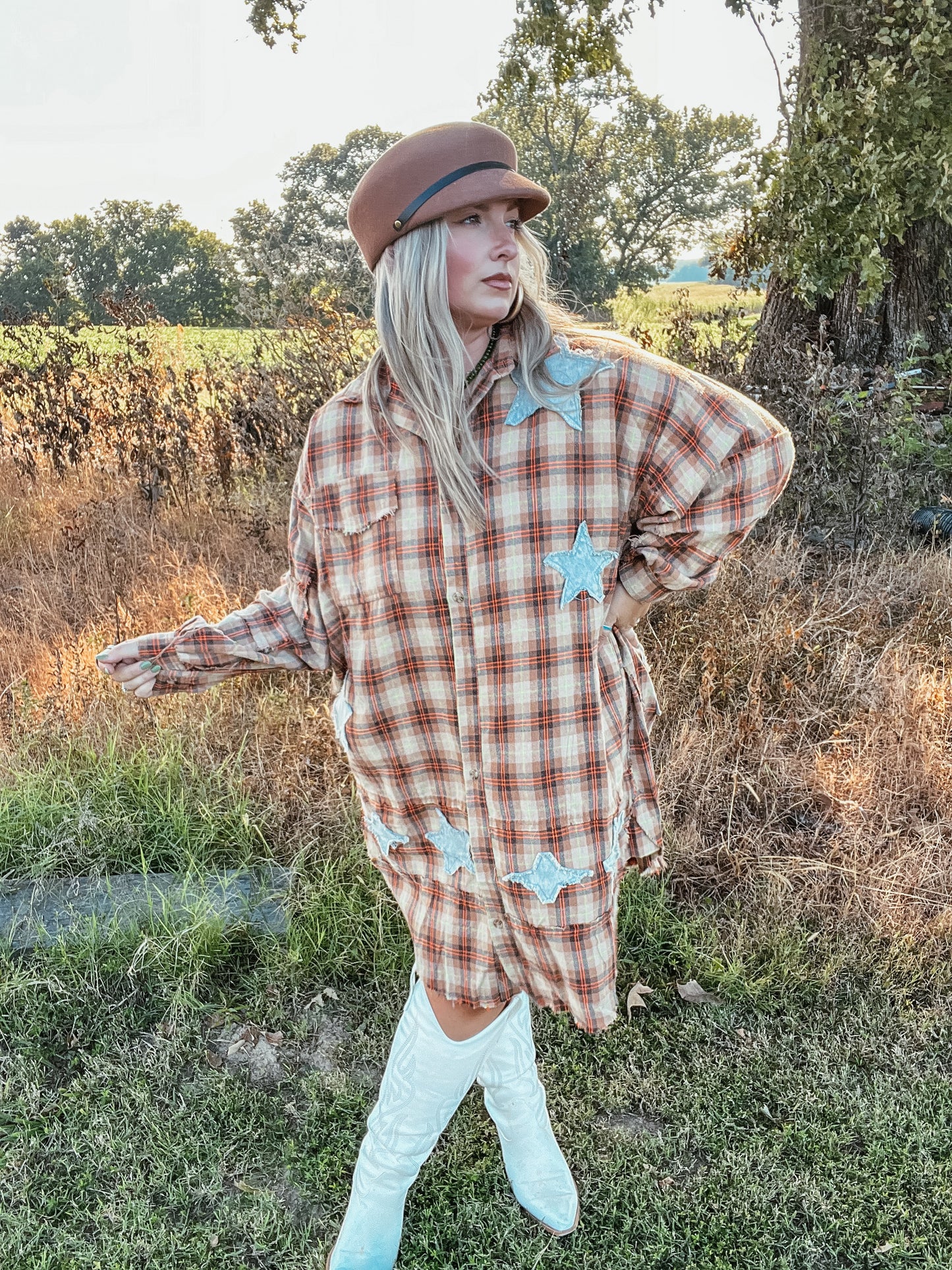 Star Flannel Tunic