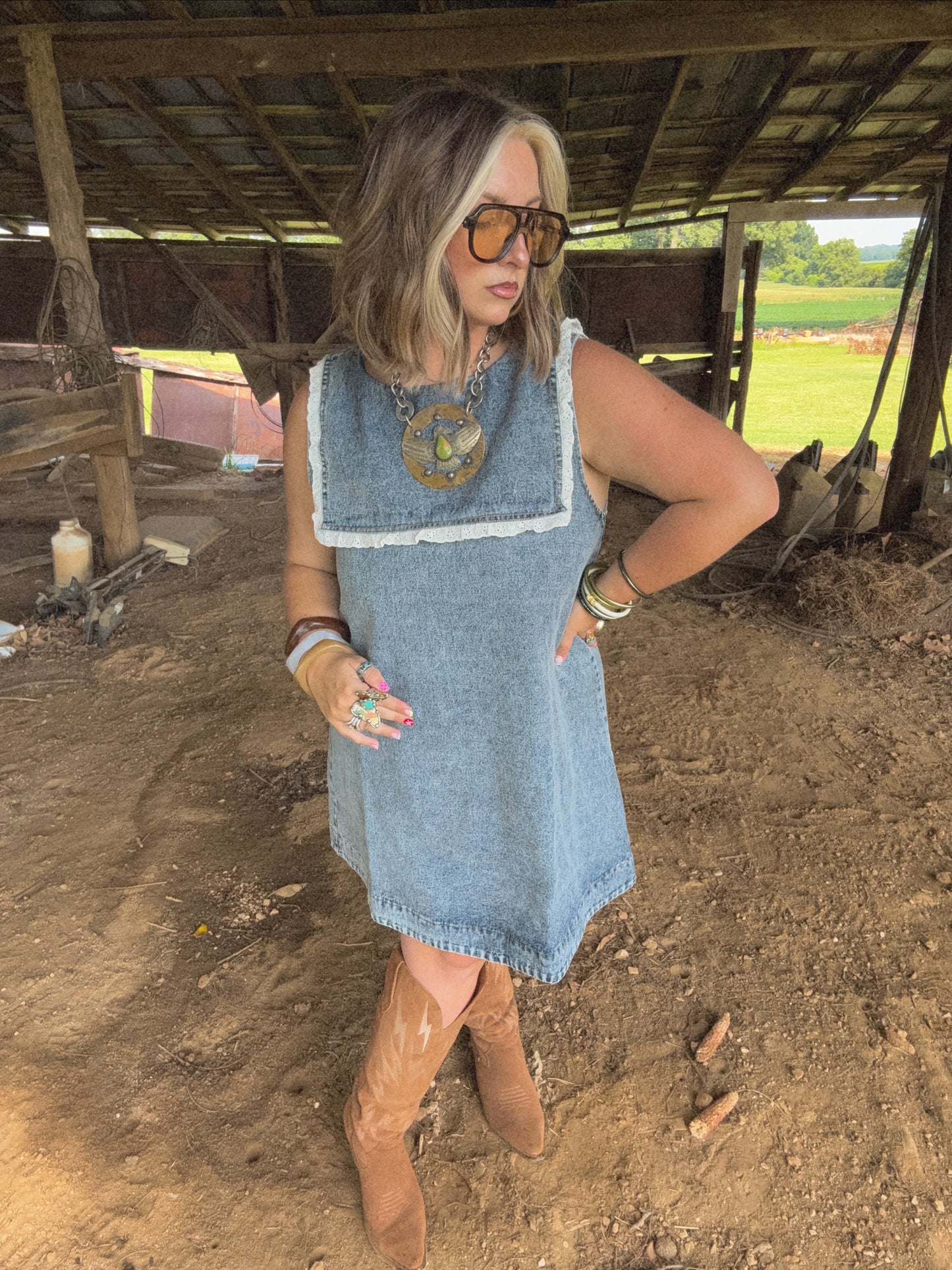 Davi Denim Dress