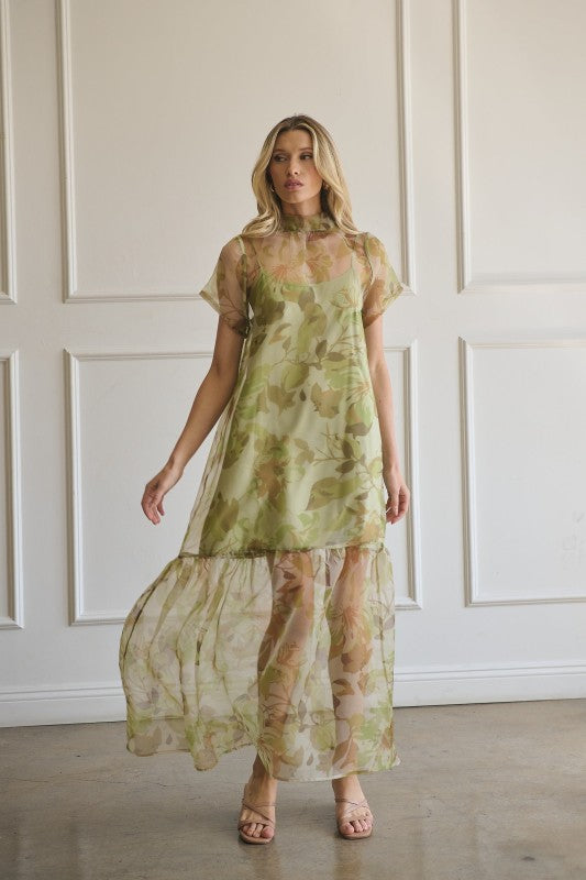 Sable Floral Dress