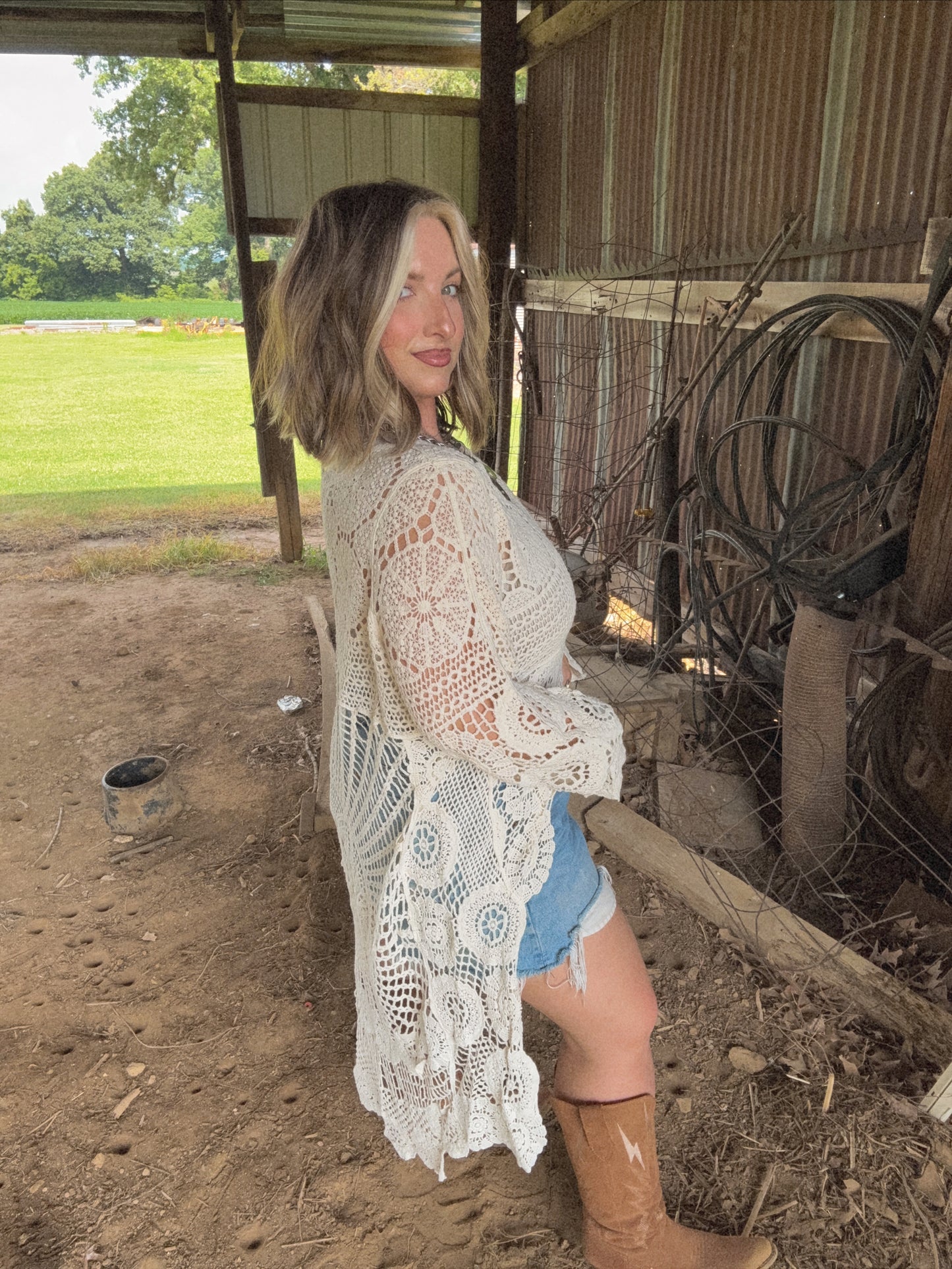 Callie crochet top