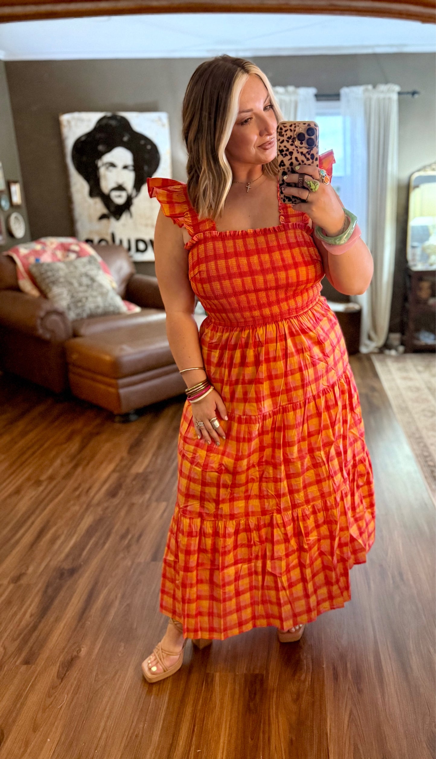 Gigi Gingham Maxi