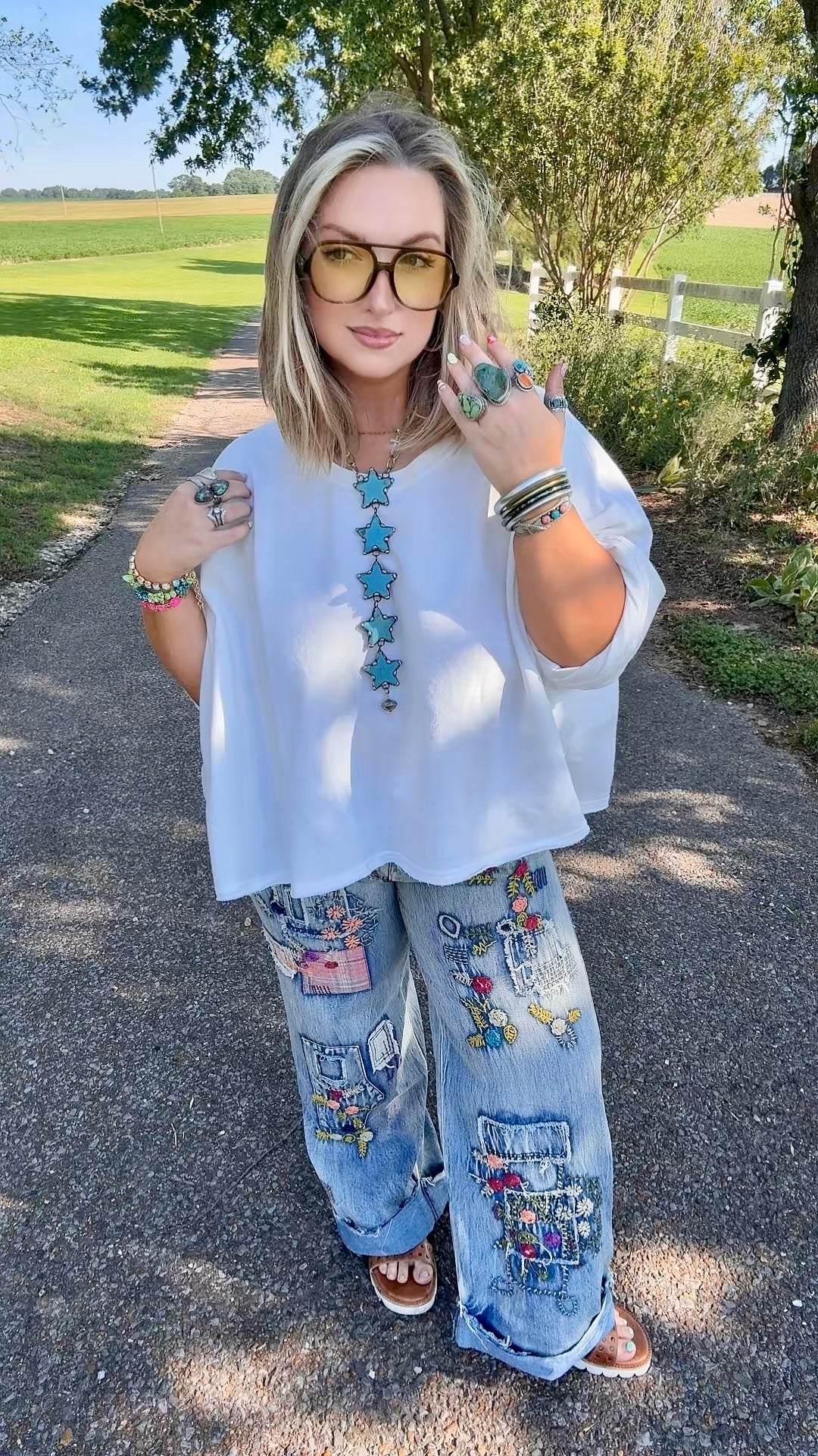 Patchwork Jeans