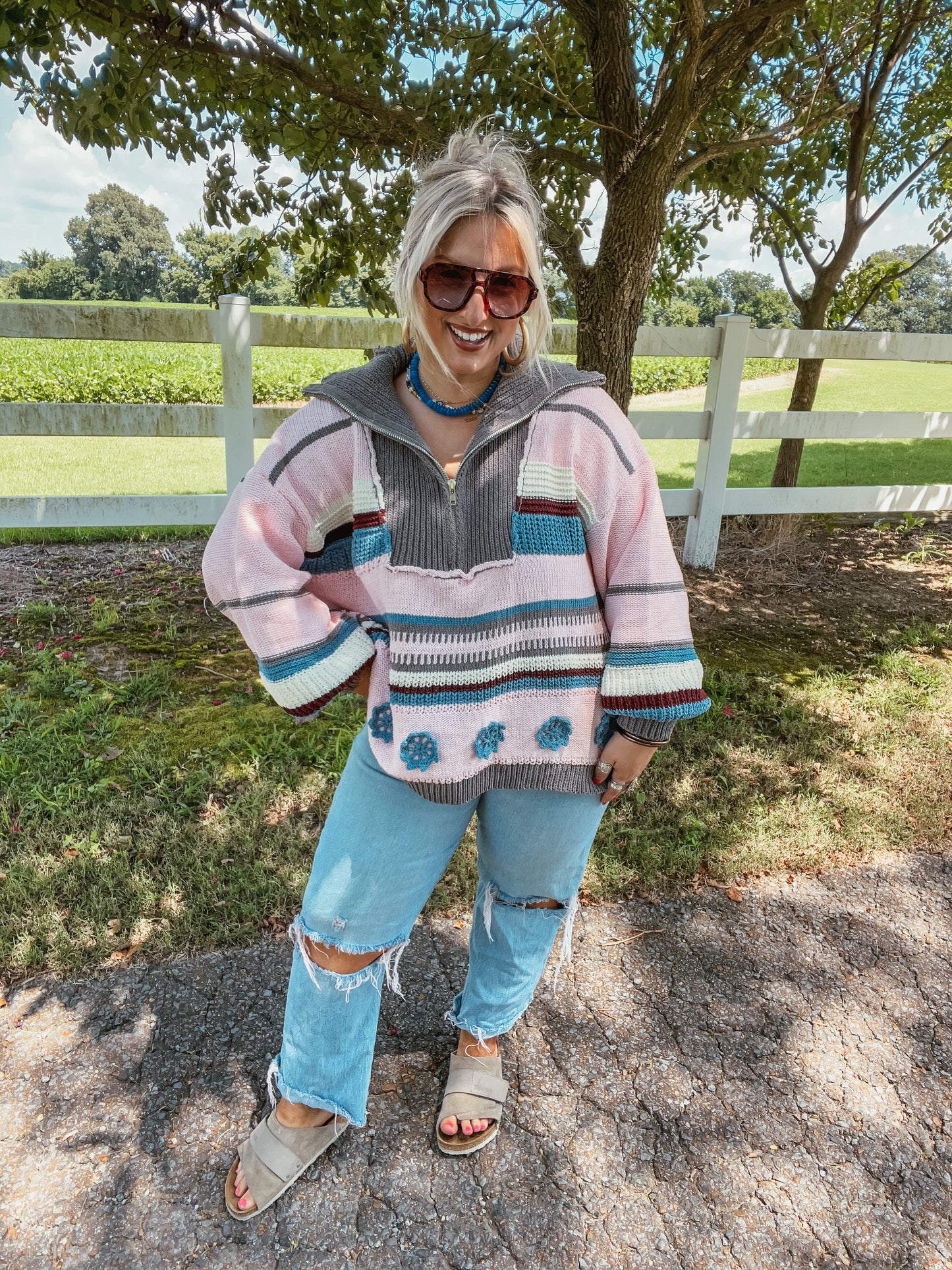 Pink Chunky Sweater