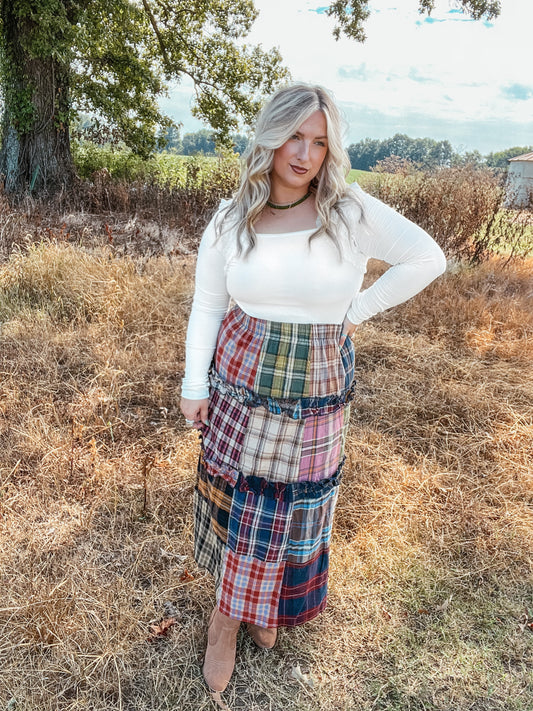 Plaid Skirt