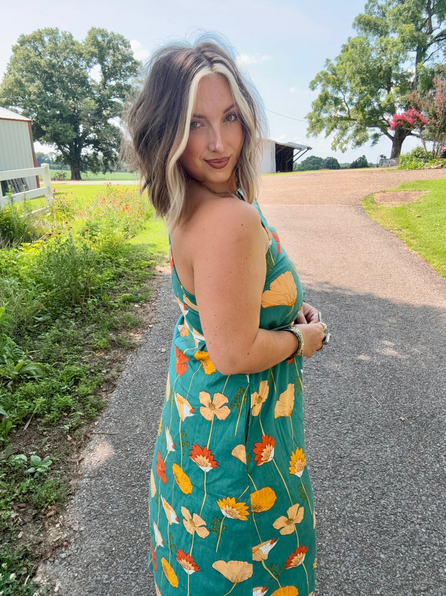 Fern Floral Maxi
