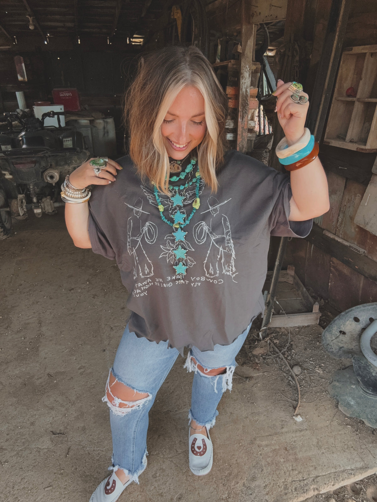 Cowboy take me away Tee