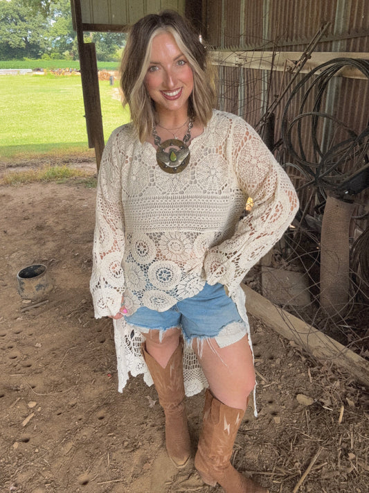 Callie crochet top