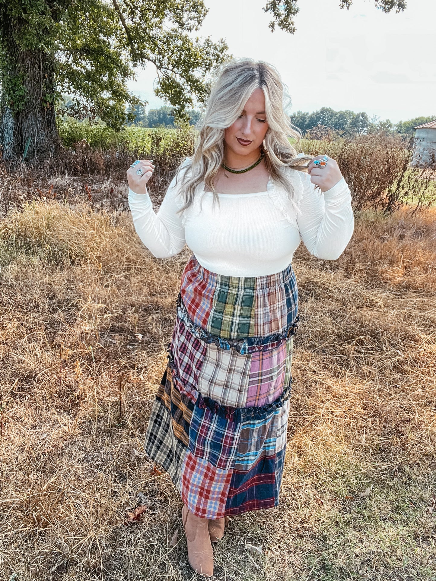 Plaid Skirt