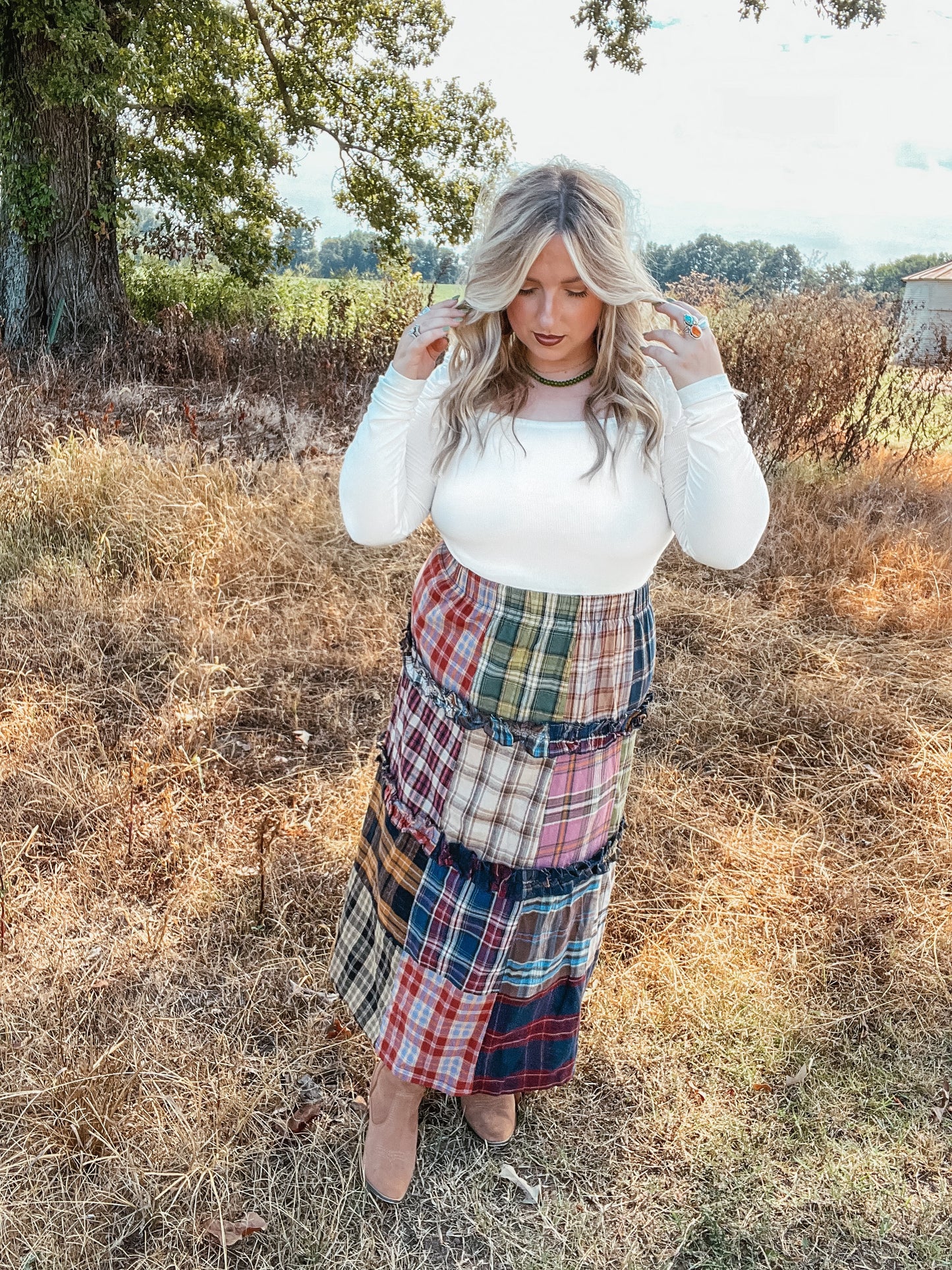 Plaid Skirt