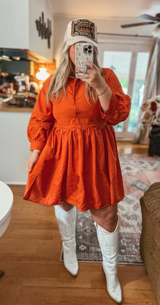 Pumpkin Pie Dress