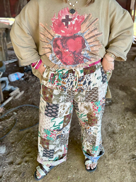 Nomad Plaid Patchwork Pants